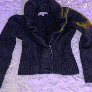 LOFT Women's Charcoal Sweater
